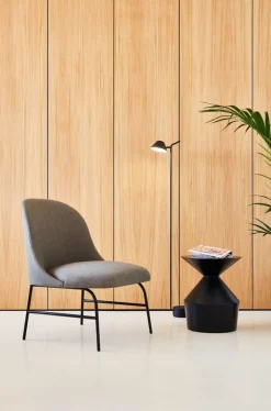 Viccarbe Shape low table O, matt black