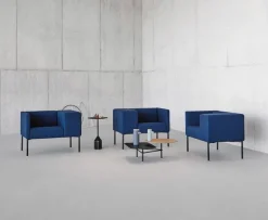 Viccarbe Tiers low table A, black - matt oak