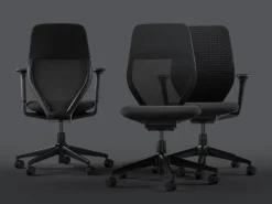 Vitra ACX Light task chair, deep black - nero