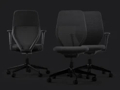 Vitra ACX Light task chair, deep black - nero