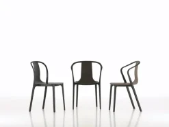 Vitra Belleville chair, black stained ash - black