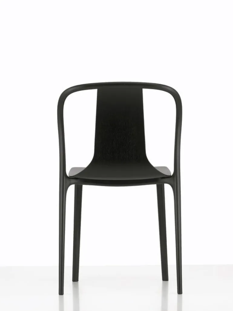 Vitra Belleville chair, black stained ash - black