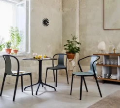 Vitra Belleville chair, black stained ash - black