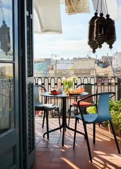 Vitra Belleville table, round, black