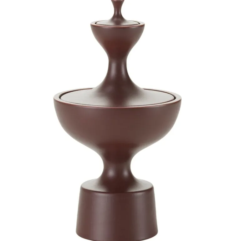Vitra Ceramic Container 1, dark aubergine