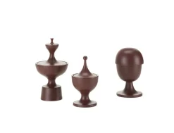 Vitra Ceramic Container 1, dark aubergine