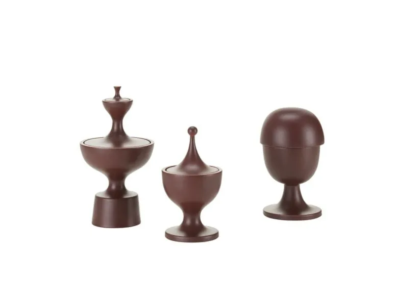 Vitra Ceramic Container 1, dark aubergine