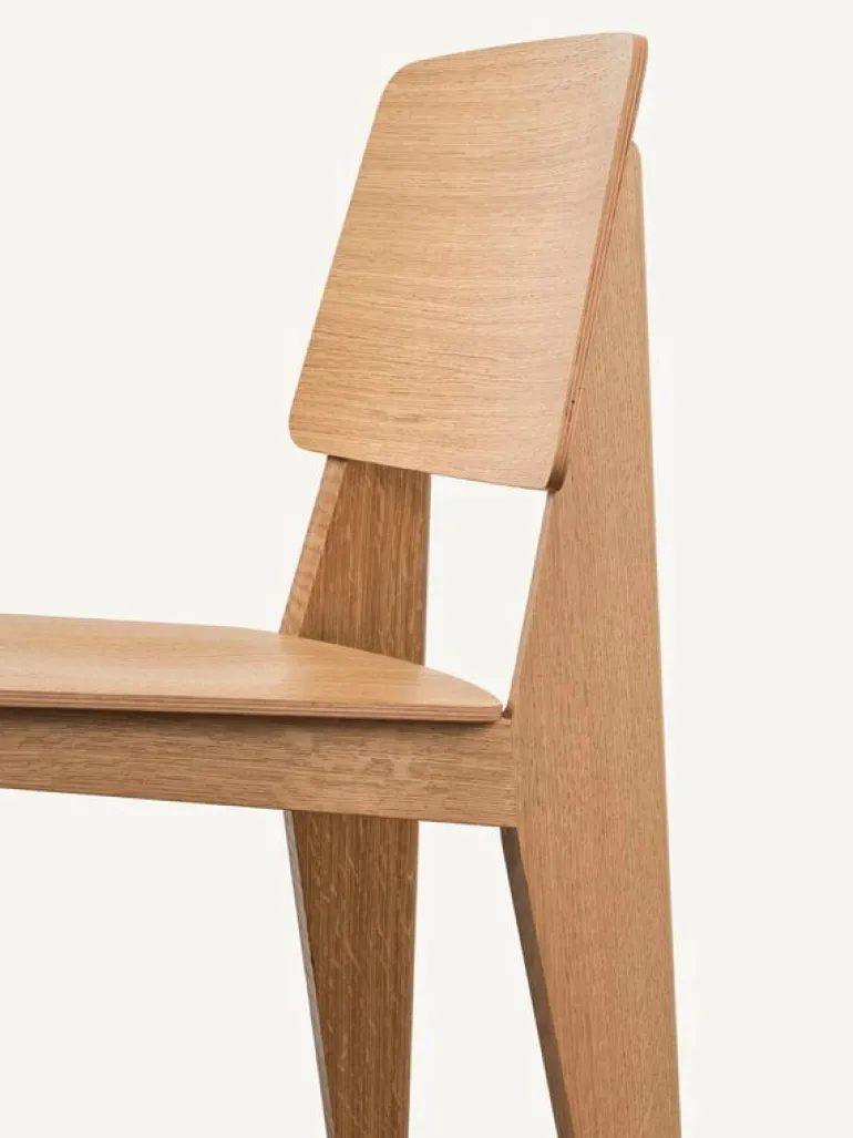 Vitra Chaise Tout Bois chair, natural oak