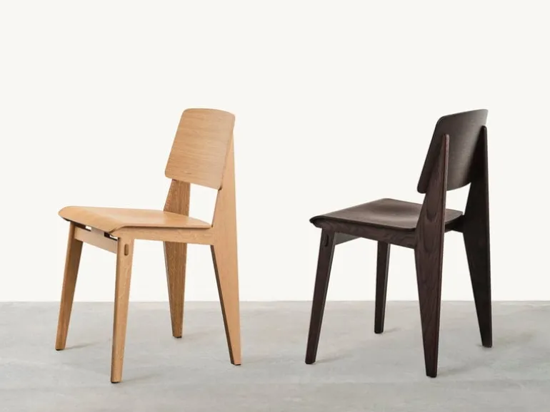 Vitra Chaise Tout Bois chair, natural oak