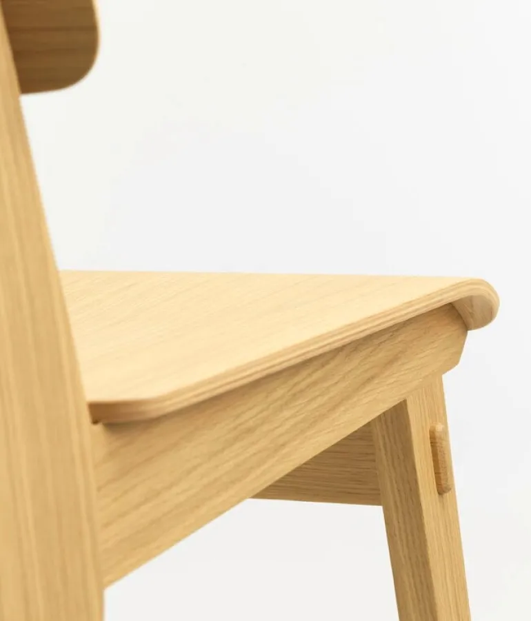 Vitra Chaise Tout Bois chair, natural oak