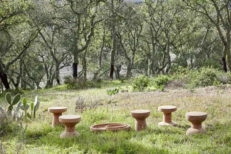 Vitra Cork Family side table/stool, Model A