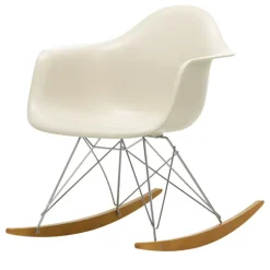 Vitra Eames RAR rocking chair, pebble RE - chrome - maple
