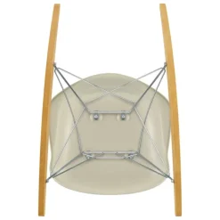 Vitra Eames RAR rocking chair, pebble RE - chrome - maple