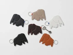 Vitra Elephant key ring, cognac