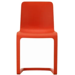 Vitra EVO-C chair, poppy red