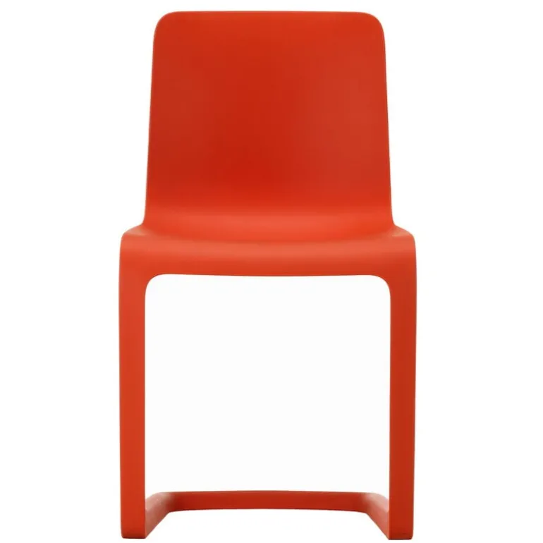 Vitra EVO-C chair, poppy red