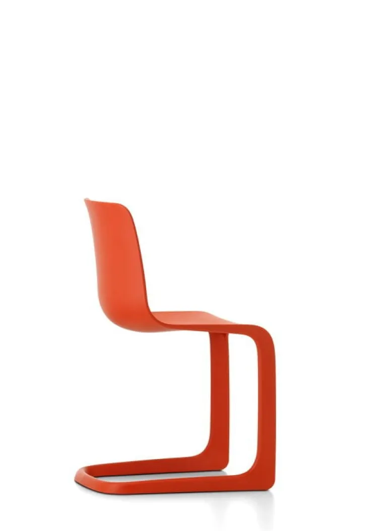 Vitra EVO-C chair, poppy red
