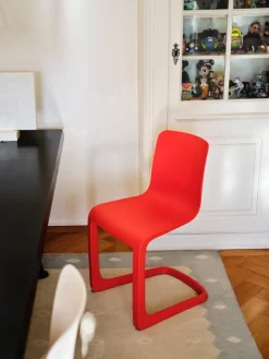 Vitra EVO-C chair, poppy red