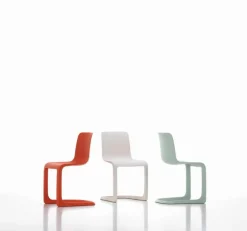 Vitra EVO-C chair, poppy red