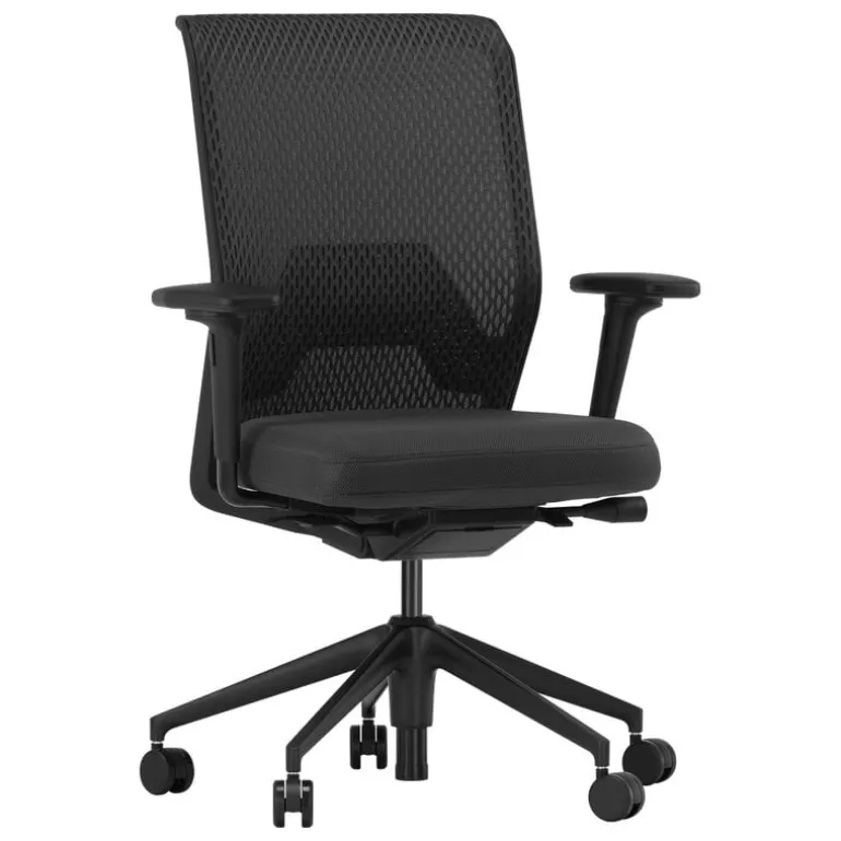 Vitra ID Mesh task chair with 2D armrests, black