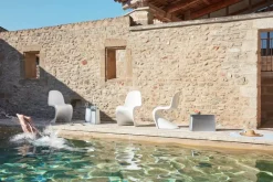 Vitra Metal Side Table, L, galvanized