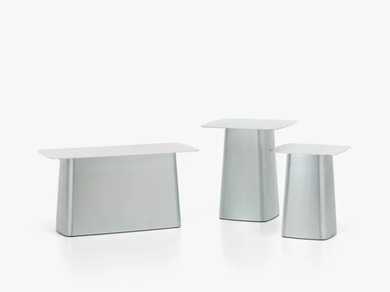 Vitra Metal Side Table, S, galvanized