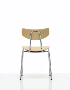 Vitra Moca chair, natural oak - chrome
