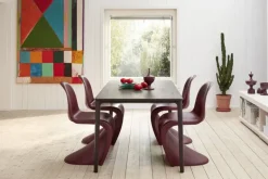 Vitra Panton chair, bordeaux