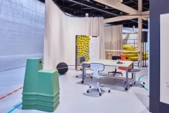 Vitra Rookie task chair, blue grey melange - light grey