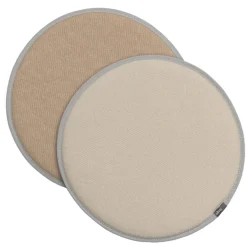 Vitra Seat Dot cushion, cream white - tobacco