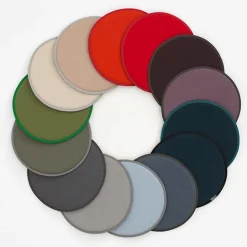 Vitra Seat Dot cushion, cream white - tobacco