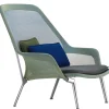 Vitra Slow Chair, blue/green - aluminium
