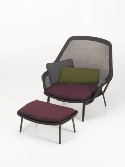 Vitra Slow Chair, brown - chocolate