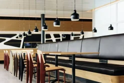 Vitra Standard chair, deep black - oak