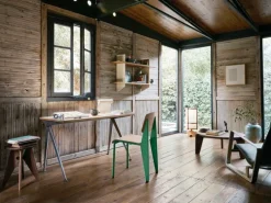 Vitra Standard chair, Prouvé Blé Vert - oak