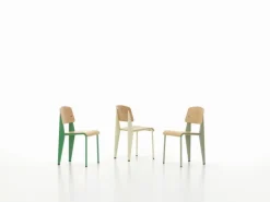 Vitra Standard chair, Prouvé Blé Vert - oak