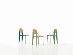Vitra Standard chair, Prouvé Gris Vermeer - oak