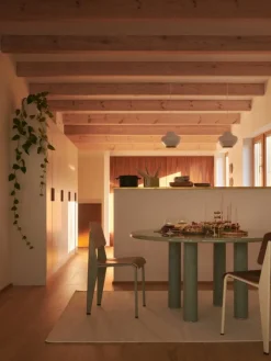 Vitra Standard chair, Prouvé Gris Vermeer - oak