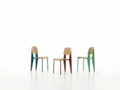 Vitra Standard chair, Prouvé Gris Vermeer - oak