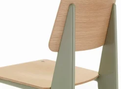 Vitra Standard chair, Prouvé Gris Vermeer - oak