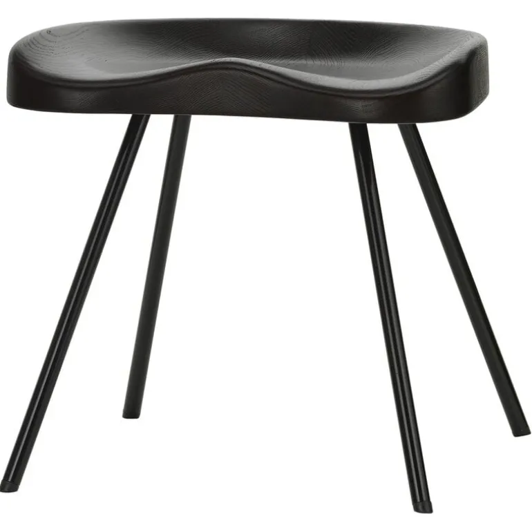 Vitra Tabouret 307 stool, dark oak