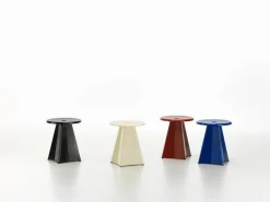 Vitra Tabouret Métallique stool, Prouvé Bleu Marcoule