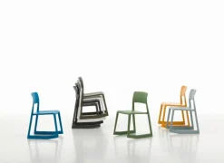 Vitra Tip Ton chair, glacier blue