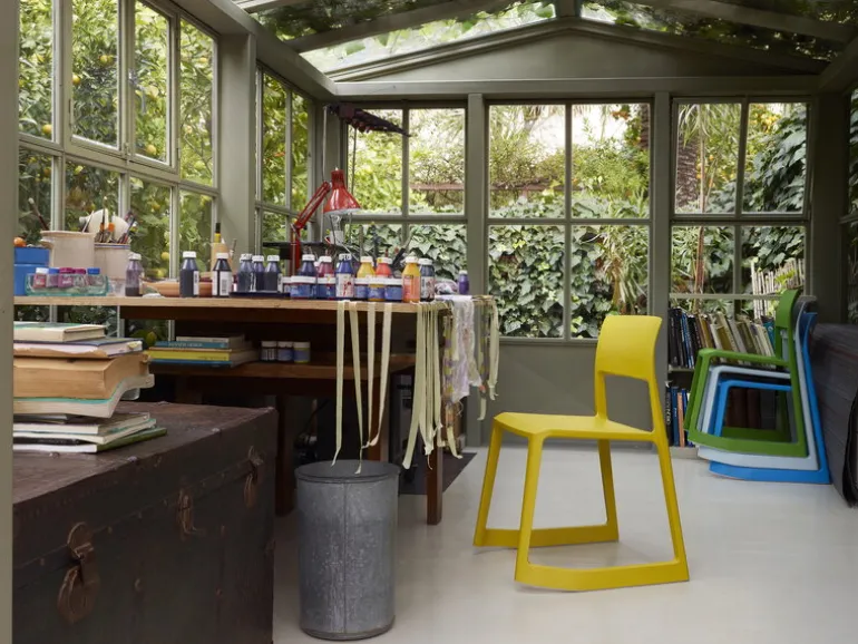 Vitra Tip Ton chair, ice grey