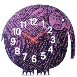 Vitra Zoo Timers wall clock, Elihu the Elephant