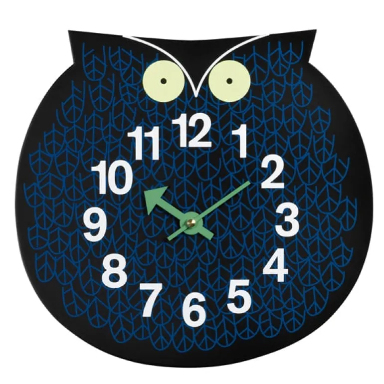 Vitra Zoo Timers wall clock, Omar the Owl