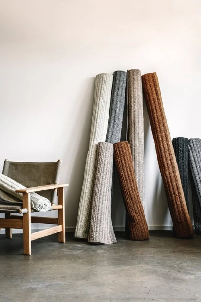 VM Carpet Duo Haiku rug, copper