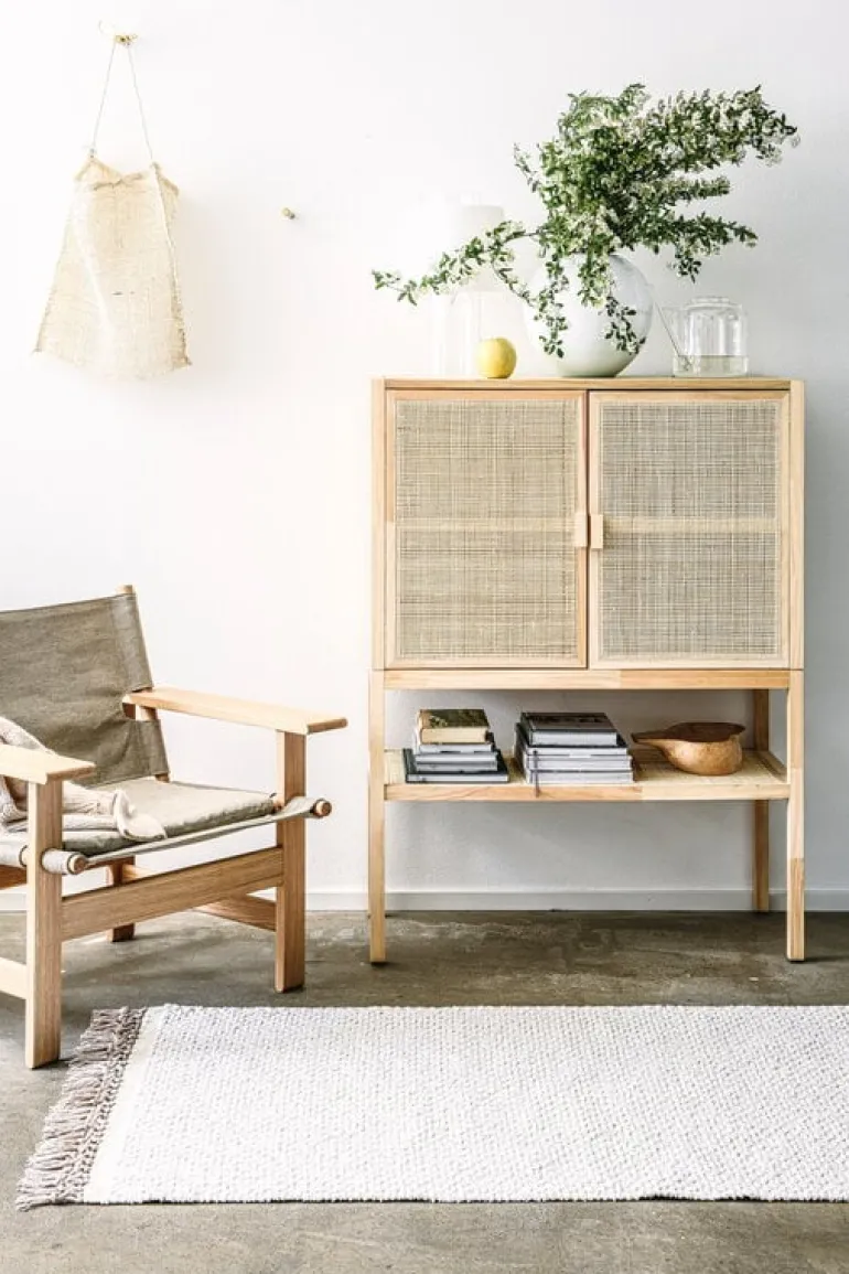 VM Carpet Duo Popcorn rug, white