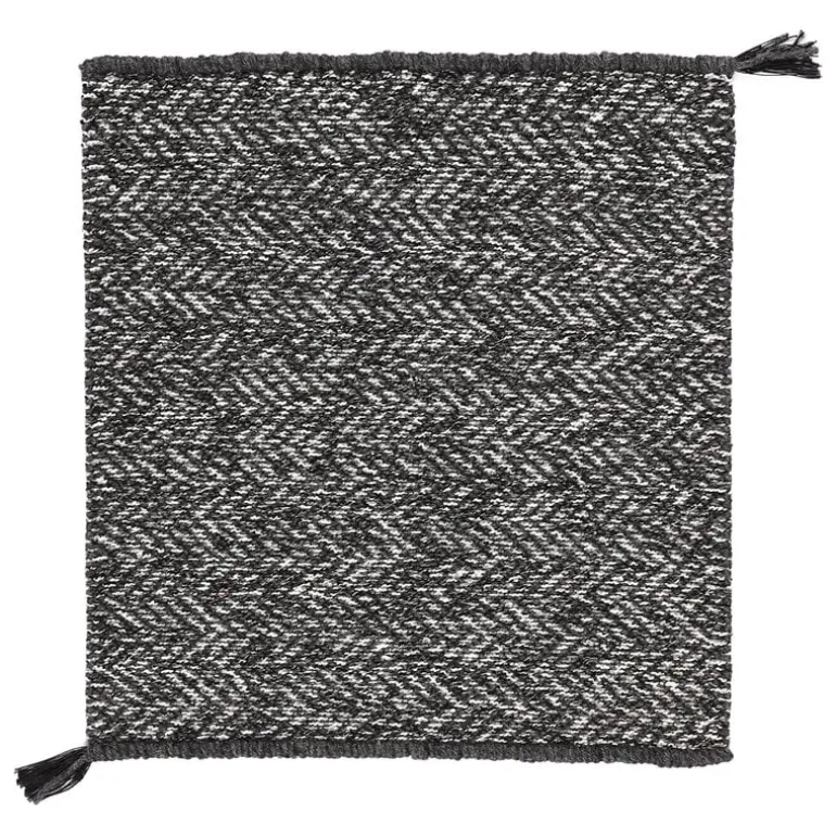 VM Carpet Duo Rae rug, black