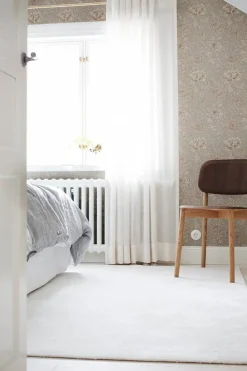 VM Carpet Hattara rug, white, narrow edging